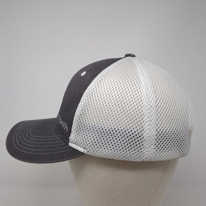 Bestbath Strapback Trucker Hat Gray One Size Adjustable Embroidered Mesh Back