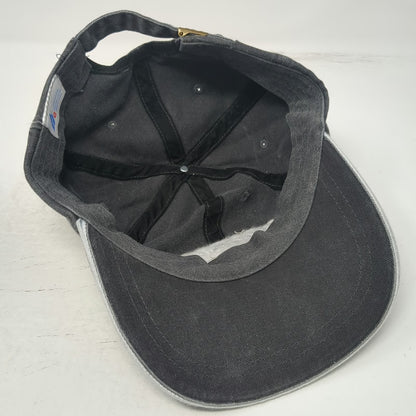 Ahead Baseball Cap Gray One Size Lake Tahoe Side Zipper Pocket Hat Slideback