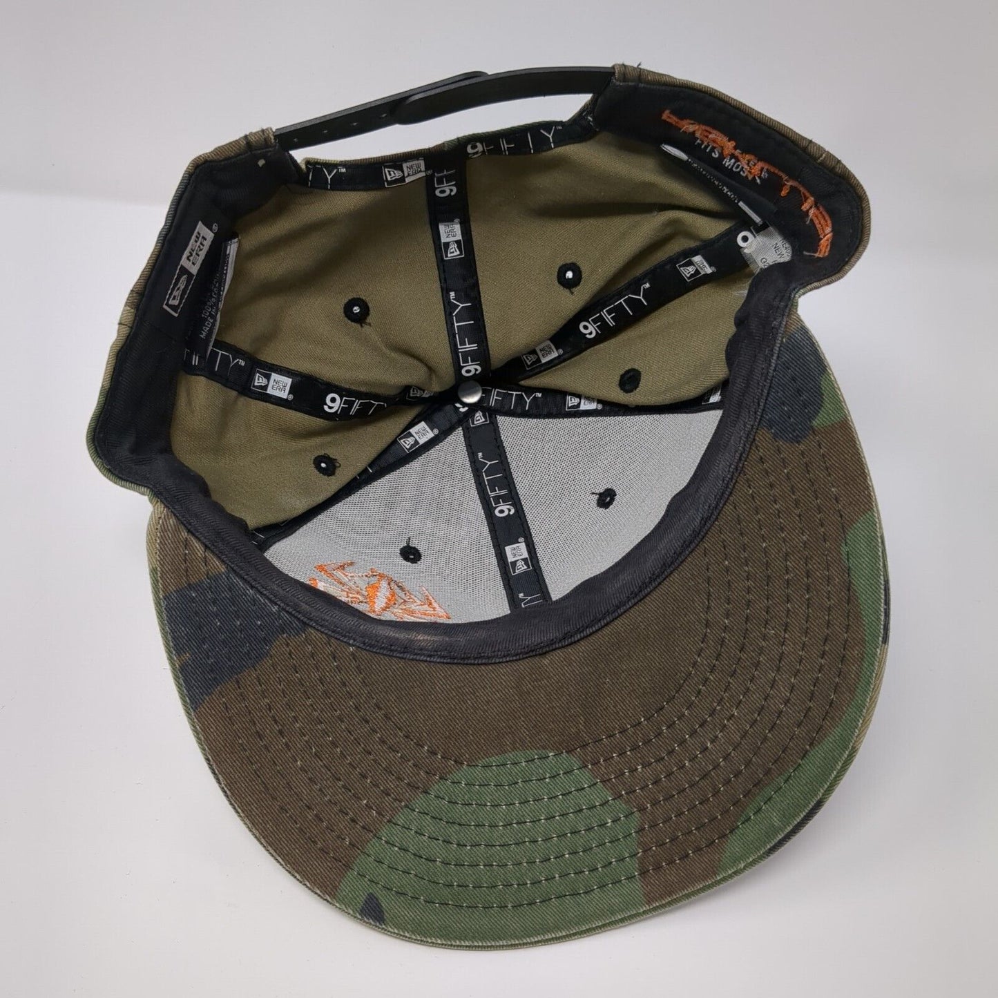 Rekluse Spider Snapback Hat Camouflage OSFM Embroidered New Era 9Fifty