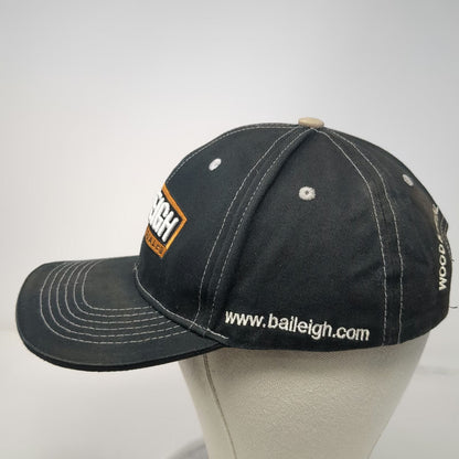 Baseball Cap Black One Size Baileigh Industrial Wood Metal Working Hat Slideback