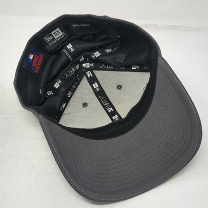 MLB New Era 2012 World Series Fall Classic 39THIRTY Gray Baseball Cap Hat M Logo