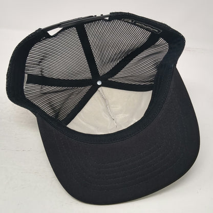 Richardson Trucker Hat Black One Size Rogers Tire Pros Auto Care Mesh Snapback