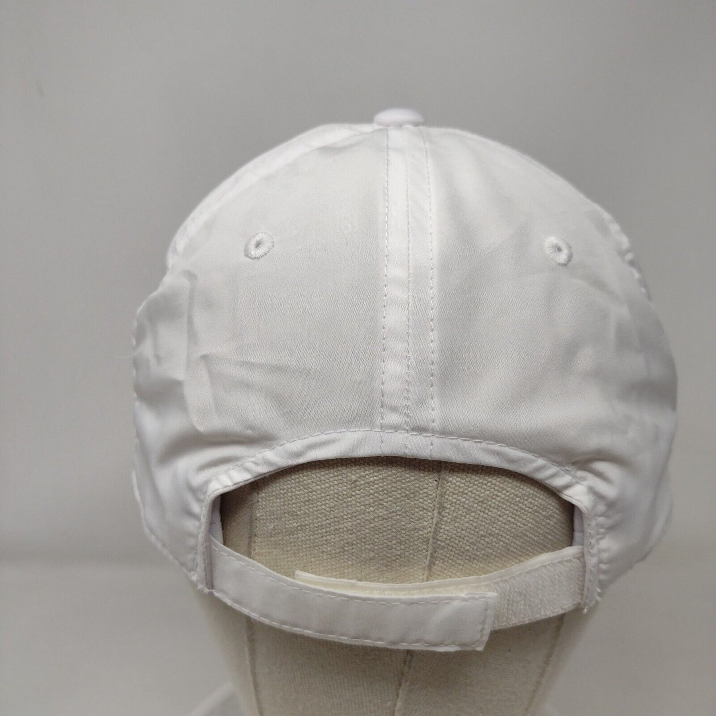 Drive Chip & Putt Strapback Hat White One Size Adjustable Embroidered Polyester