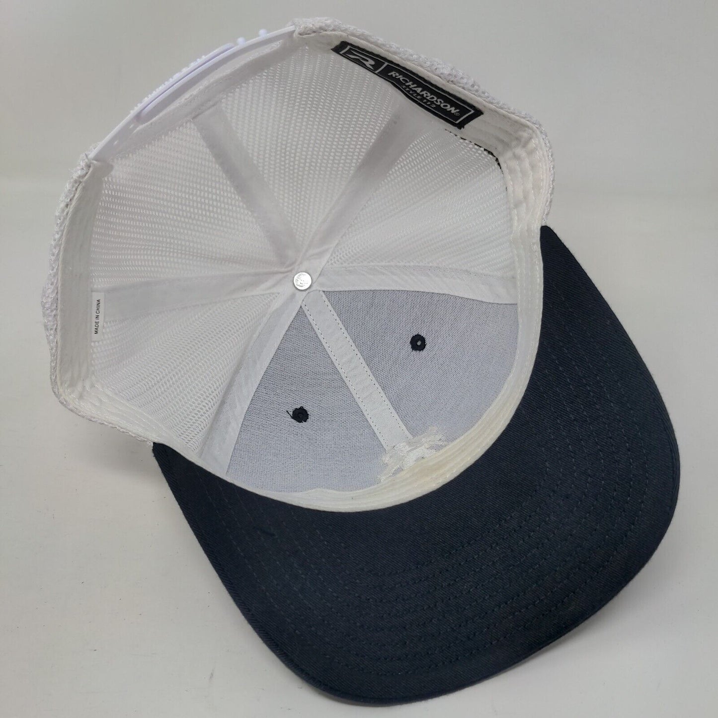 Wounded Warrior Project Snapback Trucker Hat Blue One Size Mesh Back Richardson