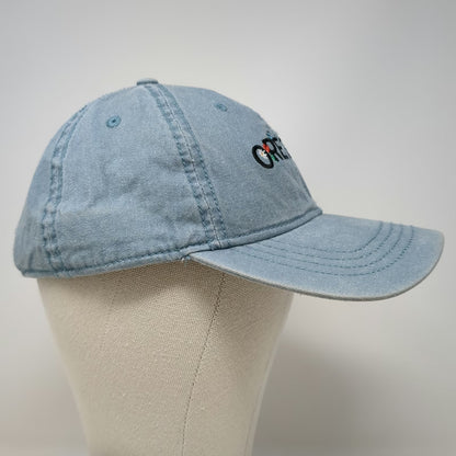 Home Free Baseball Cap Blue One Size Oregon Floral Embroidery Slideback Hat