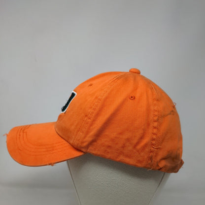 Signature Men's Slideback Hat Orange Size OSFM Miami University Hurricanes