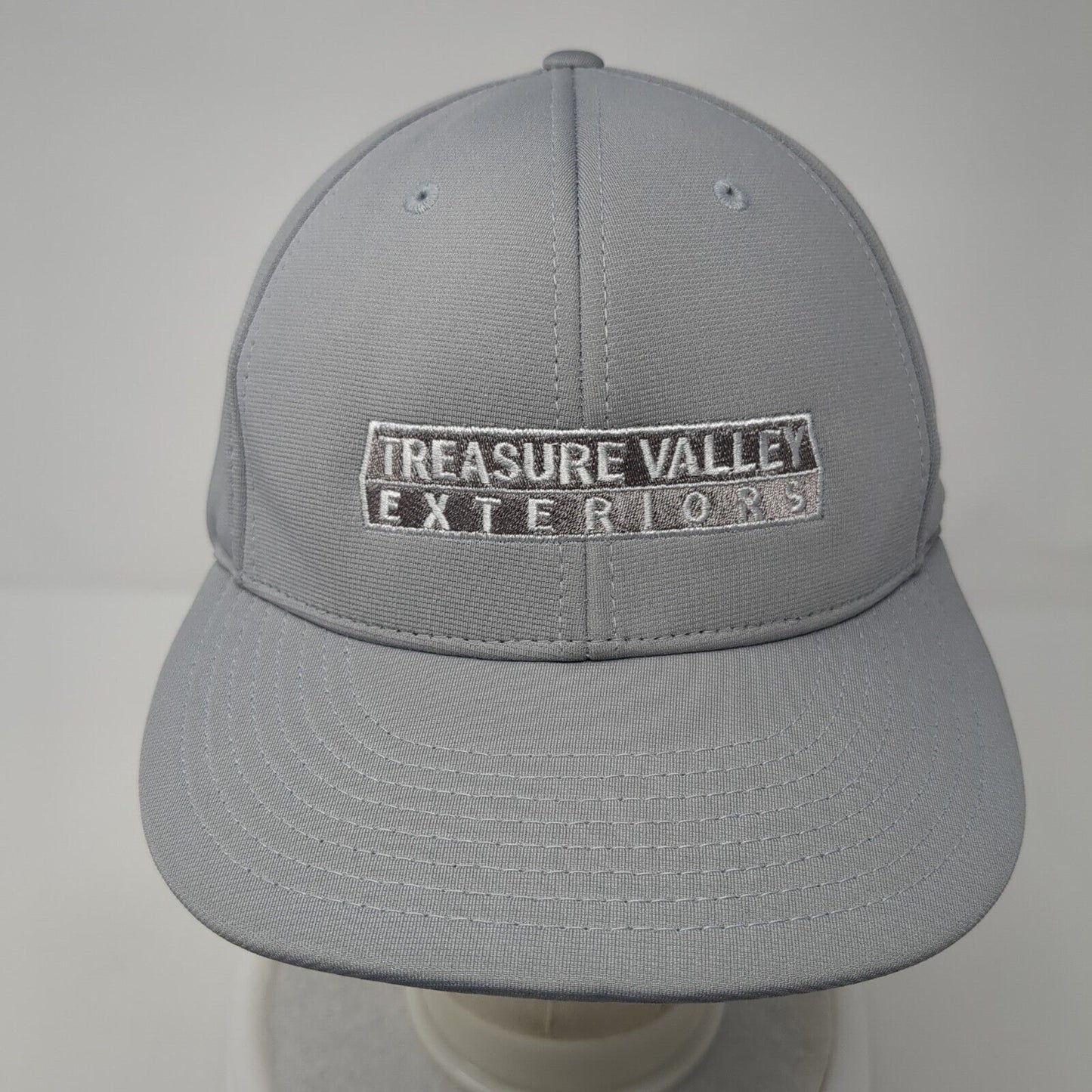 Treasure Valley Exteriors Fitted Hat Gray L-XL Richardson Pulse Flexfit