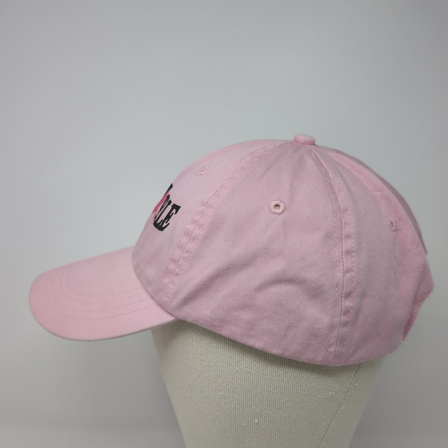 Unbeatable Pink Ribbon Cancer Awareness Baseball Cap Pink OS Adjustable Vitronic