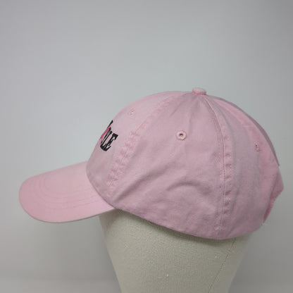 Unbeatable Pink Ribbon Cancer Awareness Baseball Cap Pink OS Adjustable Vitronic