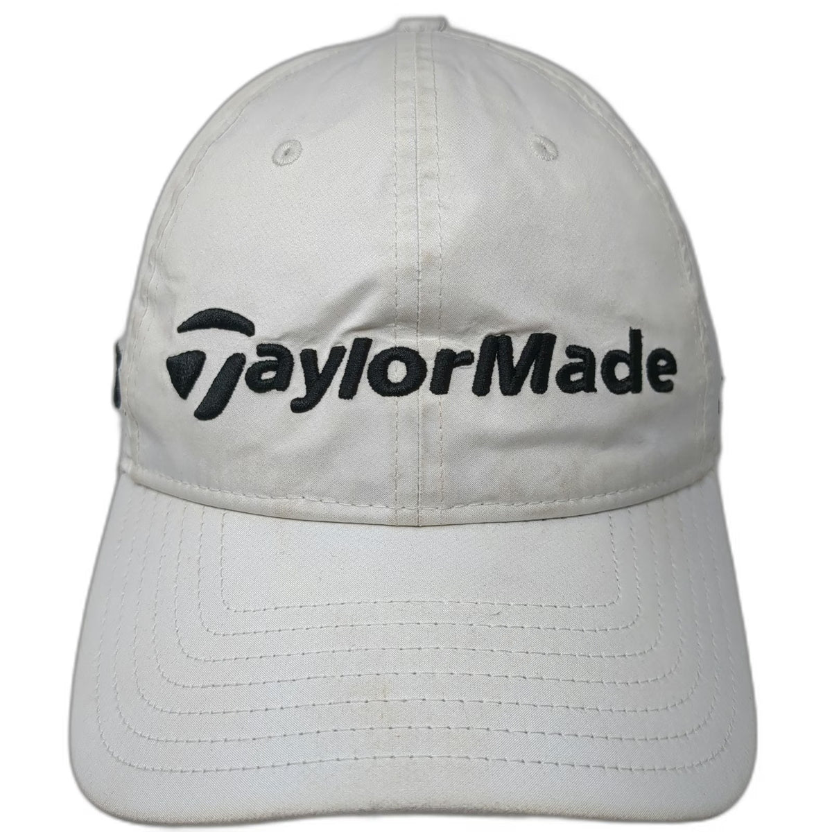 TaylorMade White Baseball Cap One Size Stealth TP5 Perforated Slideback Hat