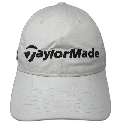 TaylorMade White Baseball Cap One Size Stealth TP5 Perforated Slideback Hat