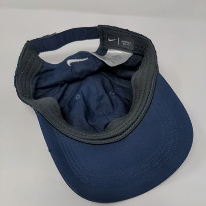 Nike Swoosh Strapback Hat Blue Child Adjustable Just Do It Dri-Fit