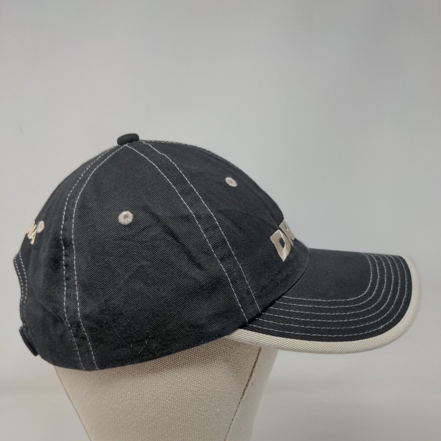 Drive Magna Strapback Hat Black OSFA Embroidered Port Authority