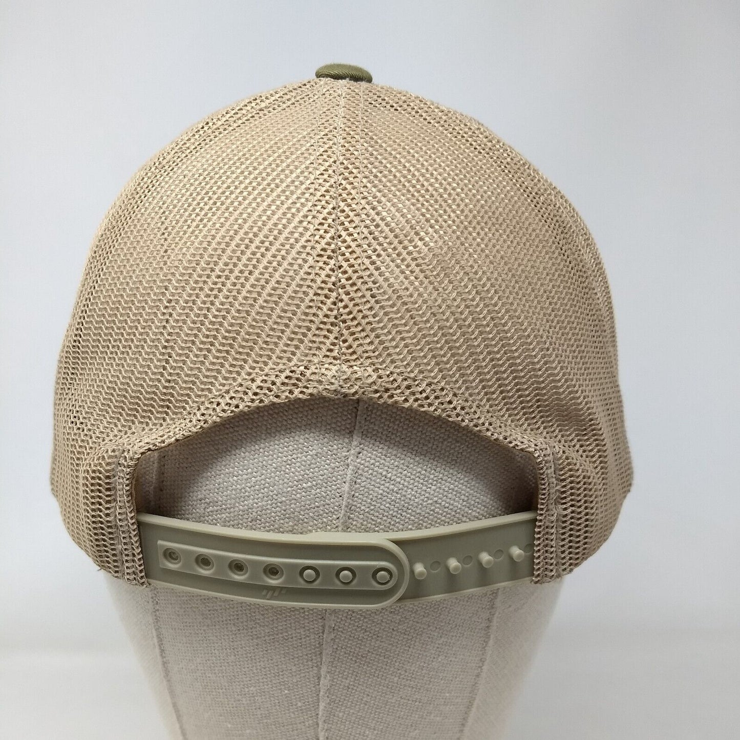 Maple Leaf Leather Patch Snapback Trucker Hat Multi OSFA Mesh Back