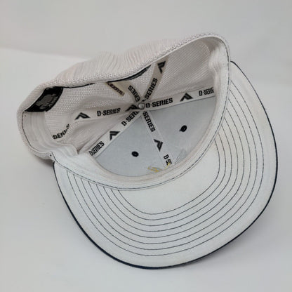 M Lightning Fitted Trucker Hat Blue S/M D-Series Mesh Back Pacific Headwear