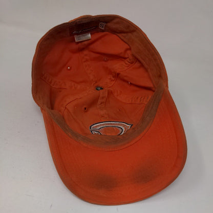 Reebok Chicago Bears Fitted Hat Small Orange Embroidered Logo NFL Cotton