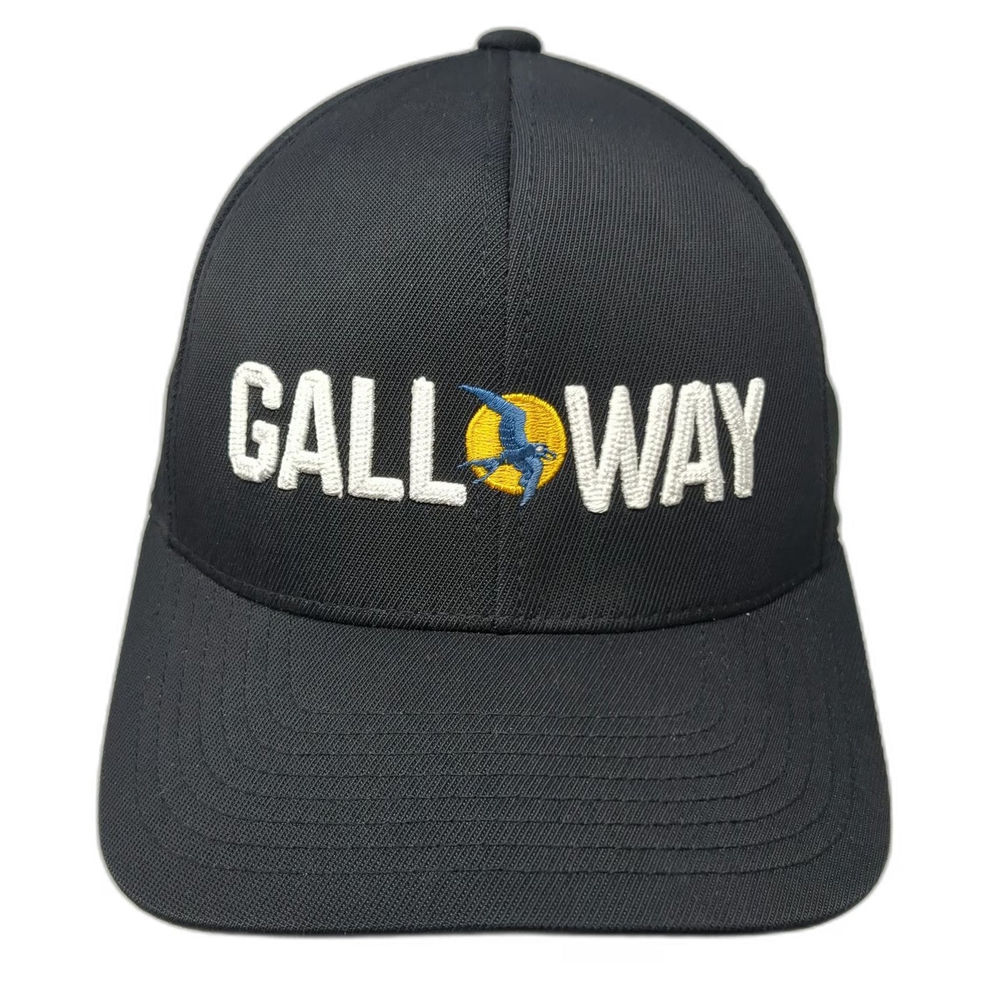G/FORE Snapback Black One Size 5 Panel Galloway Golf Hat Bird Sun Embroidered