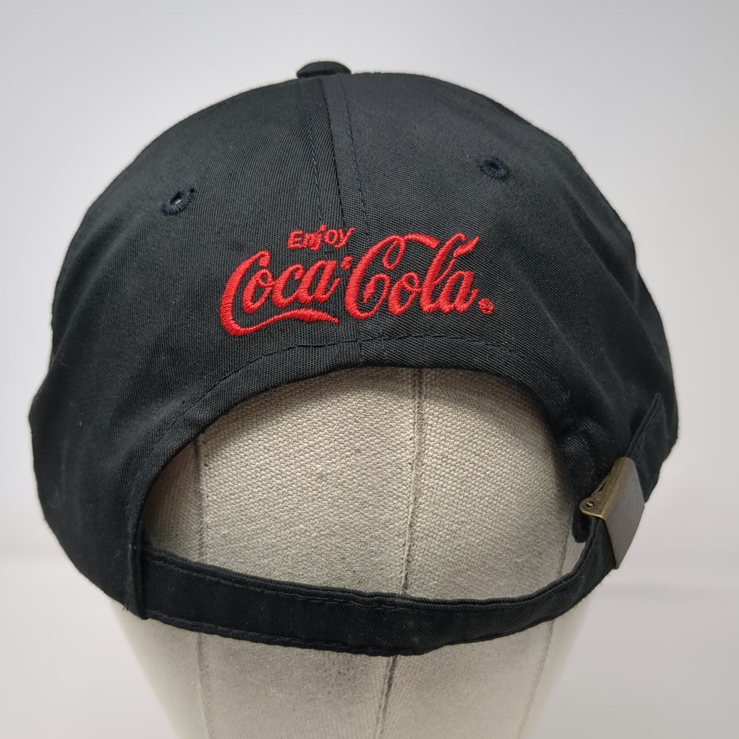 iNKO Baseball Cap Black Coca-Cola Red Handed Handprint Slideback Hat Vintage