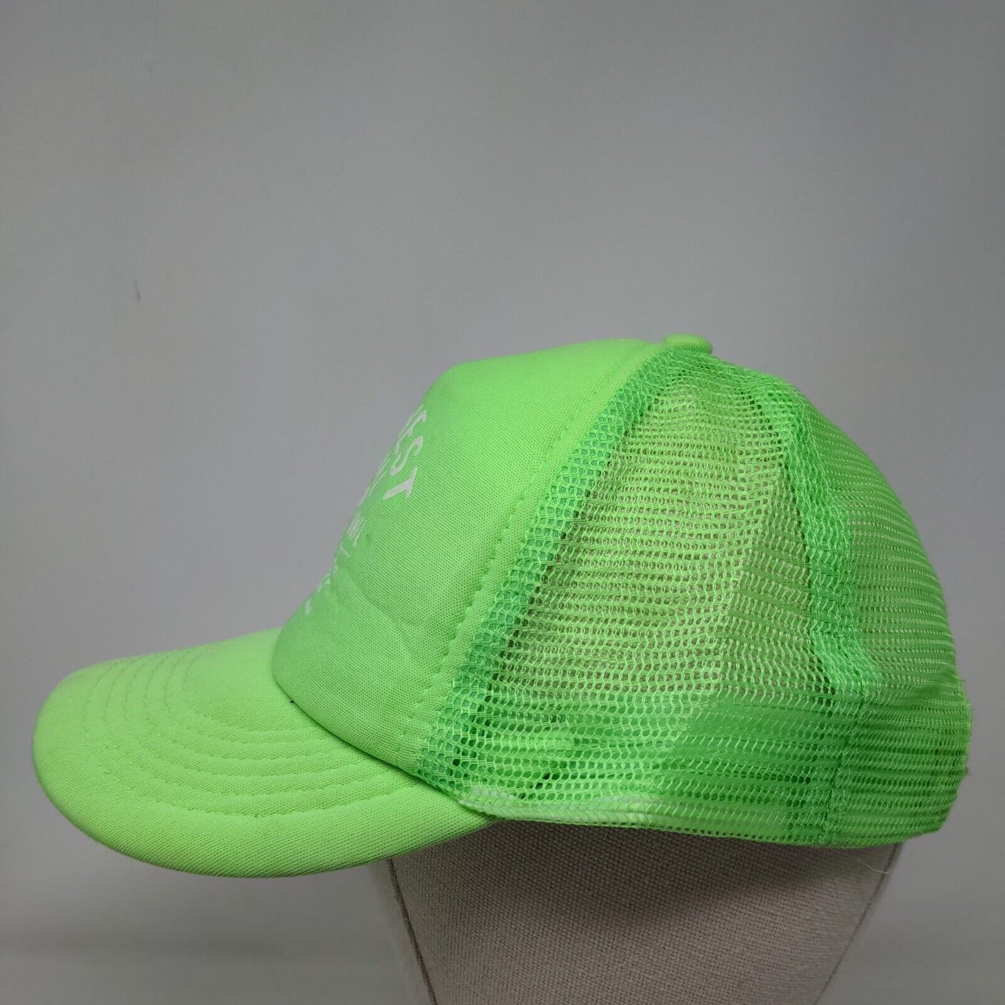 Key West Original Snapback Mesh Back Trucker Hat Green OSFA Adjustable