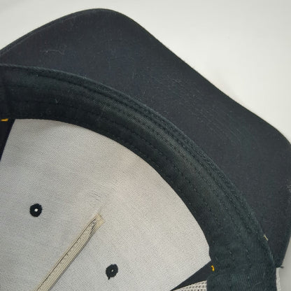 DeWalt Trucker Hat Black One Size Gray Mesh Back Snapback Logo Workwear Tools