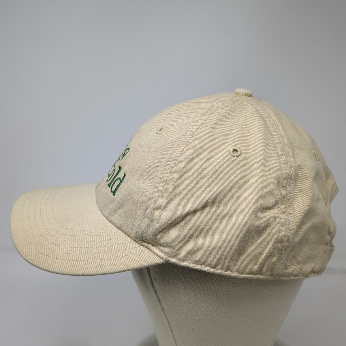 Richardson Baseball Cap Beige L Be Bold Window Graphic Cotton Adjustable Hat