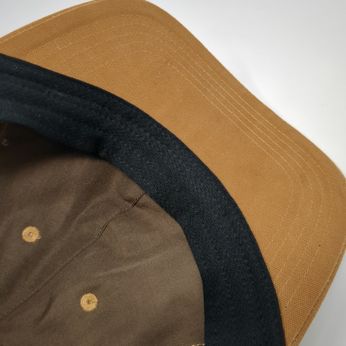 Carhartt Baseball Cap Brown One Size Strapback Canvas Adjustable Workwear Hat