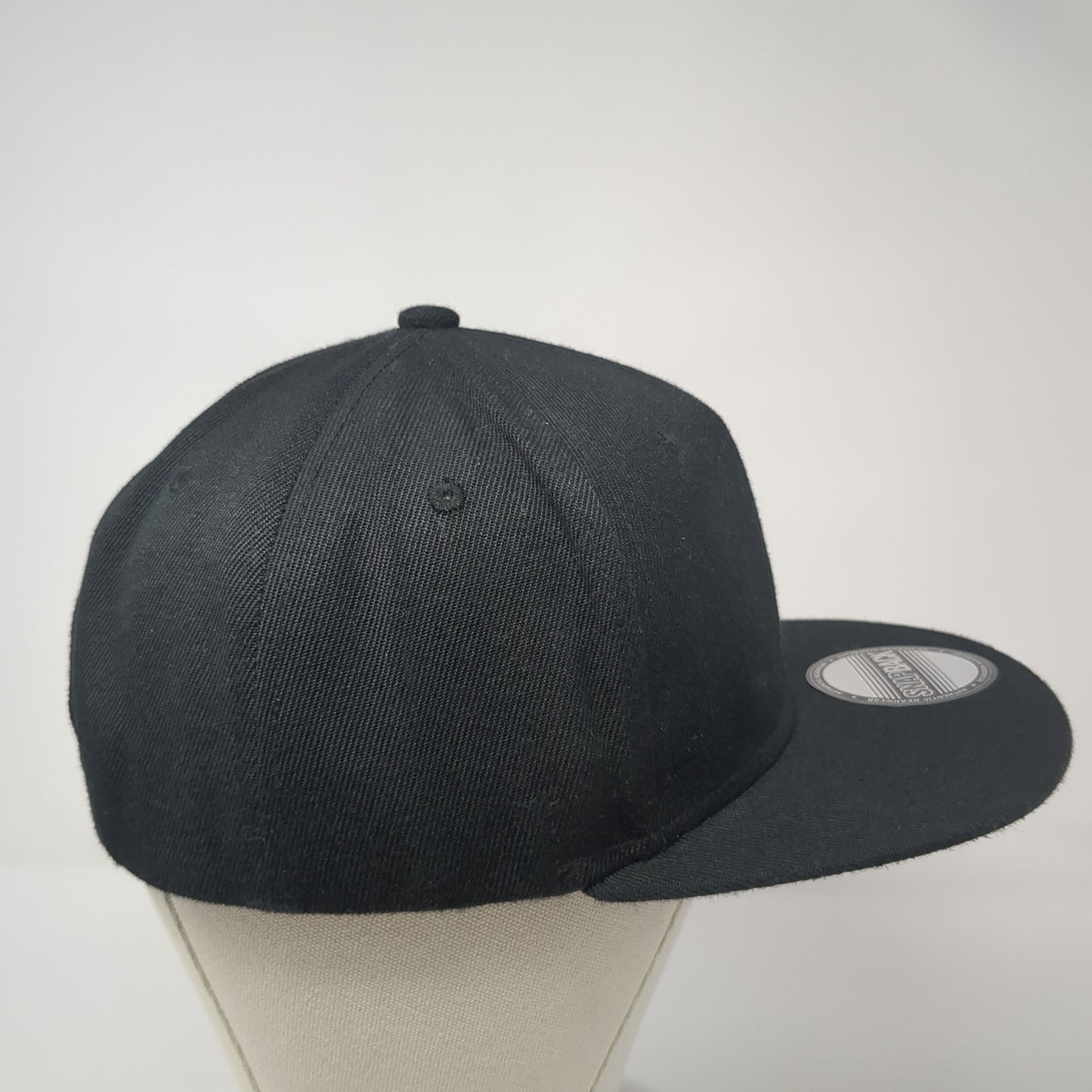 Saltys Tattoo Snapback Hat Black One Size Solid Adjustable 6 Panel