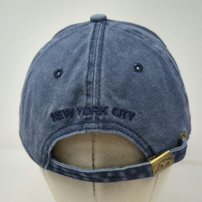 BJB Baseball Cap Blue One Size New York City Est 1625 Embroidered Slideback Hat