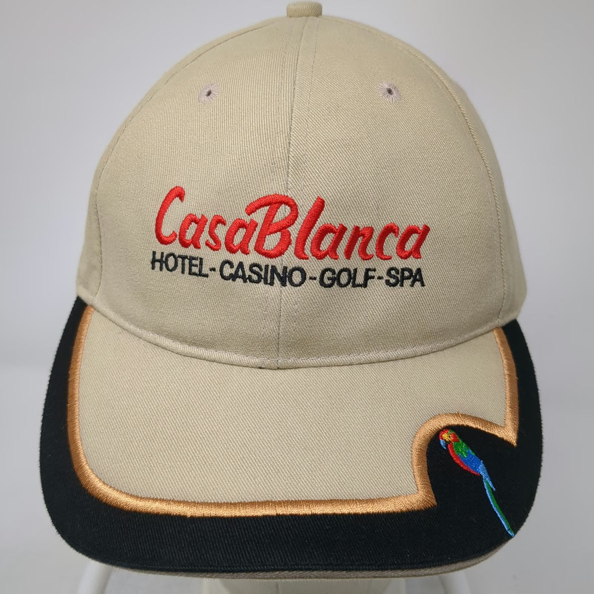 CasaBlanca Hotel Casino Golf Spa Baseball Cap Beige One Size Mesquite Nevada Hat