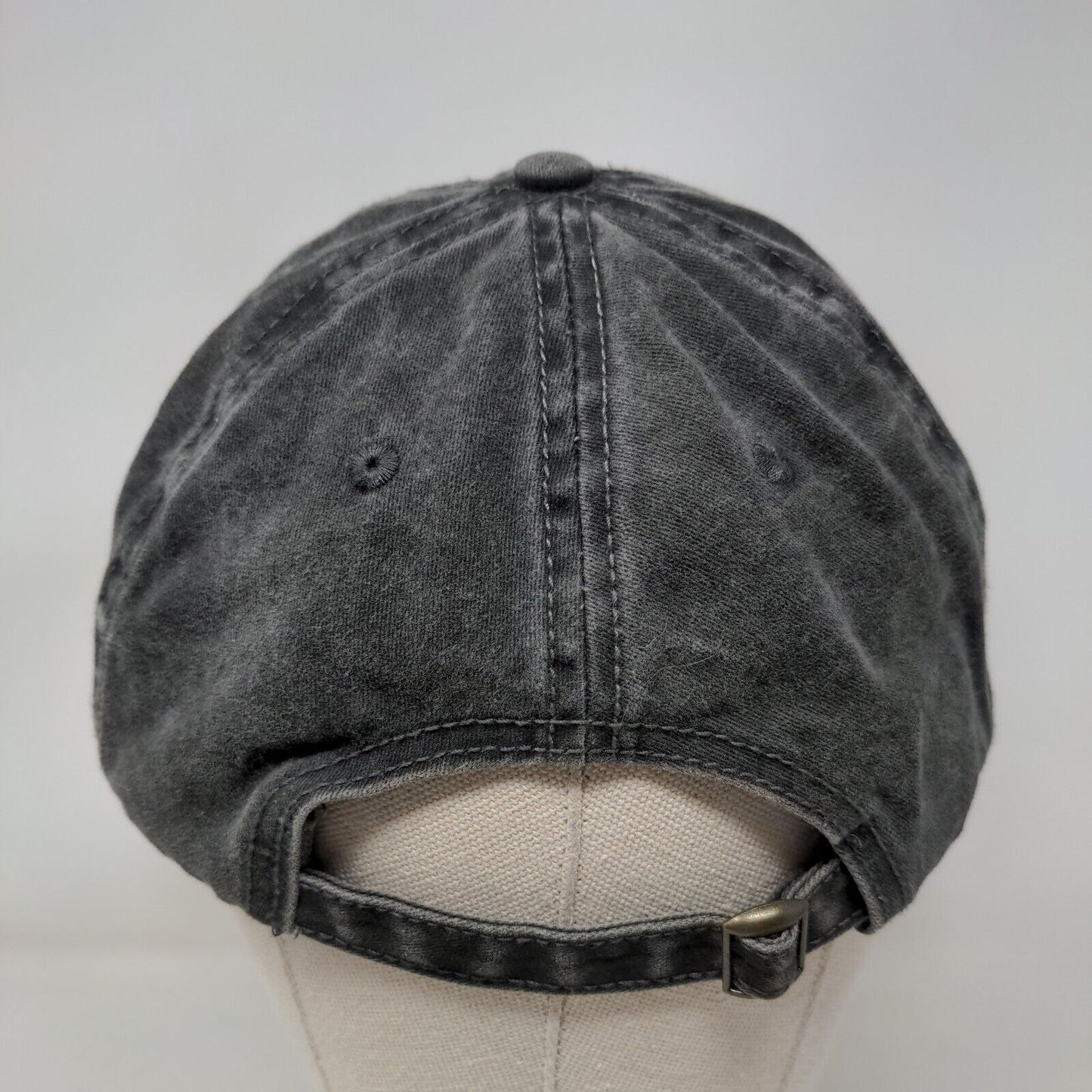 Unbranded Slideback Hat Gray OSFM Solid Adjustable 6 Panel Blank