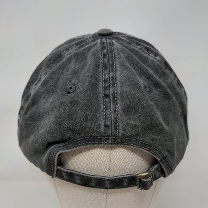 Unbranded Slideback Hat Gray OSFM Solid Adjustable 6 Panel Blank