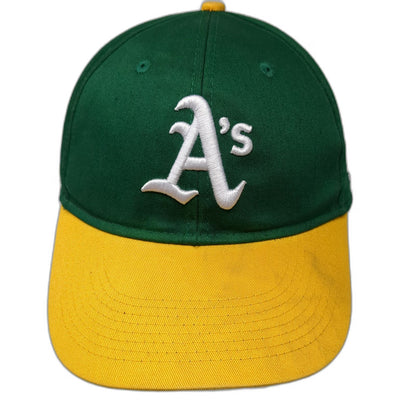 Oakland Athletics MLB OC Sports Baseball Cap Green Yellow White OSFM Strapback