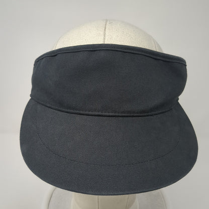 Adidas Slideback Visor Hat Black One Size Adjustable Solid Outdoor