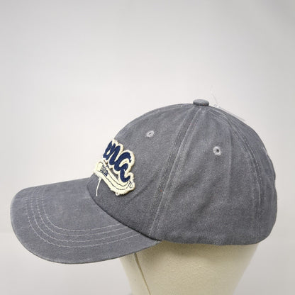 Siena Italia Slideback Hat Gray OS Adjustable Embroidered Patriotic Capello