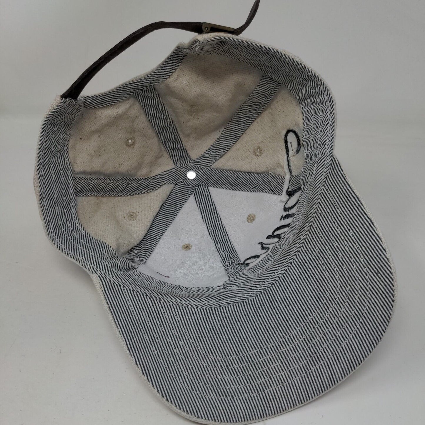 Piara Chicharron Gourmet Slideback Hat Tan OSFM Leather Strap 6 Panel