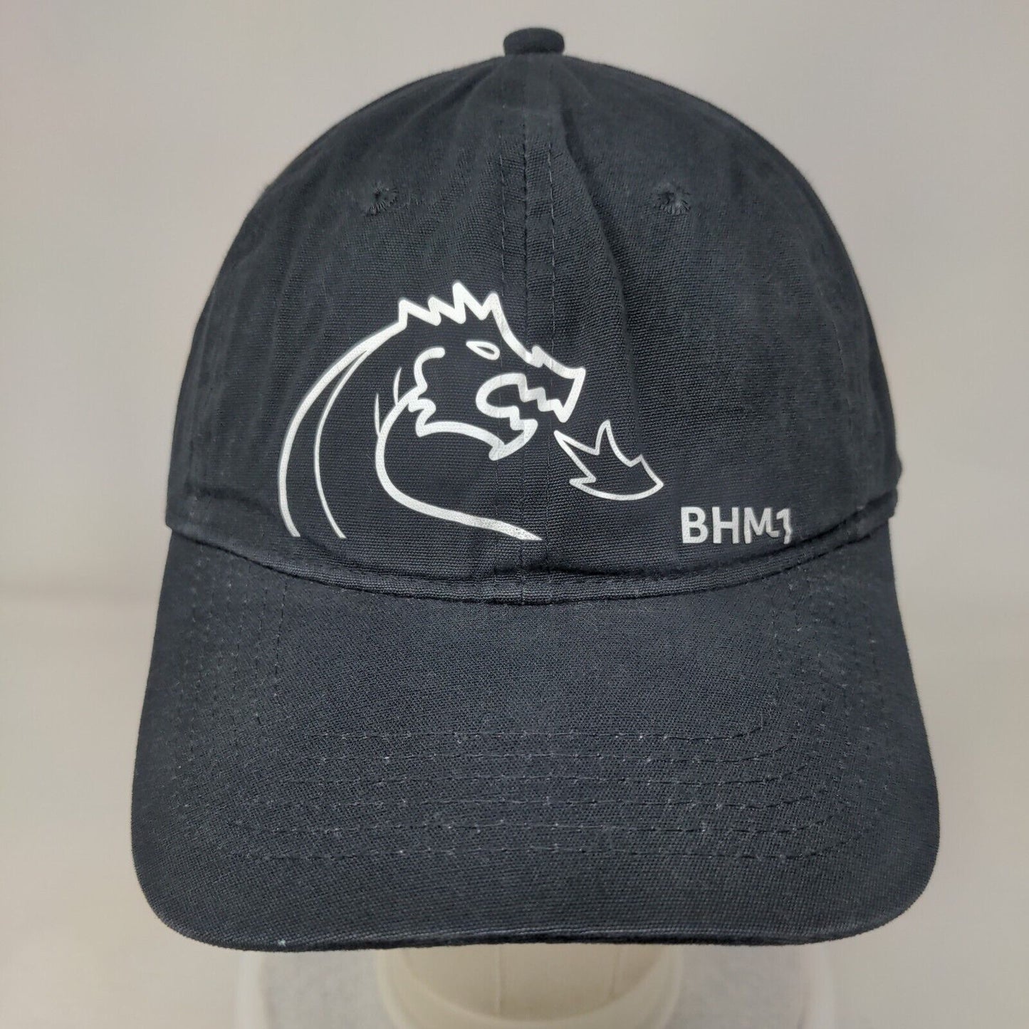BHM1 Dragon Strapback Hat Black One Size Adjustable Port & Company