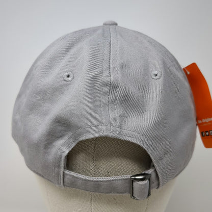 Pukka Oofos Baseball Cap Gray One Size Slideback Cotton Hat Embroidered Logo