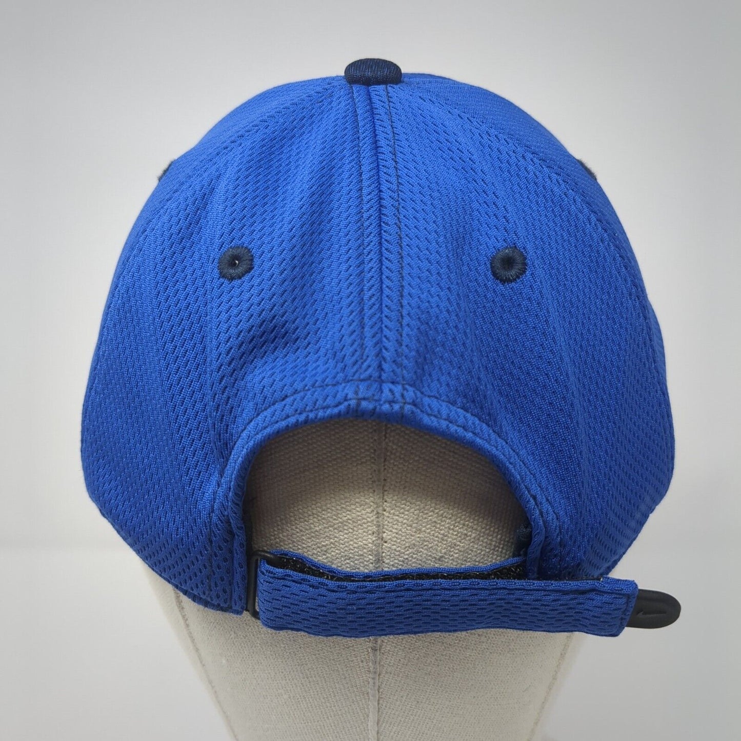 Nike Strapback Hat Blue One Size Adjustable Embroidered Just Do It Polyester