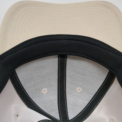 adidas Baseball Cap Beige Black One Size AEROREADY Recycled Strapback Logo Hat
