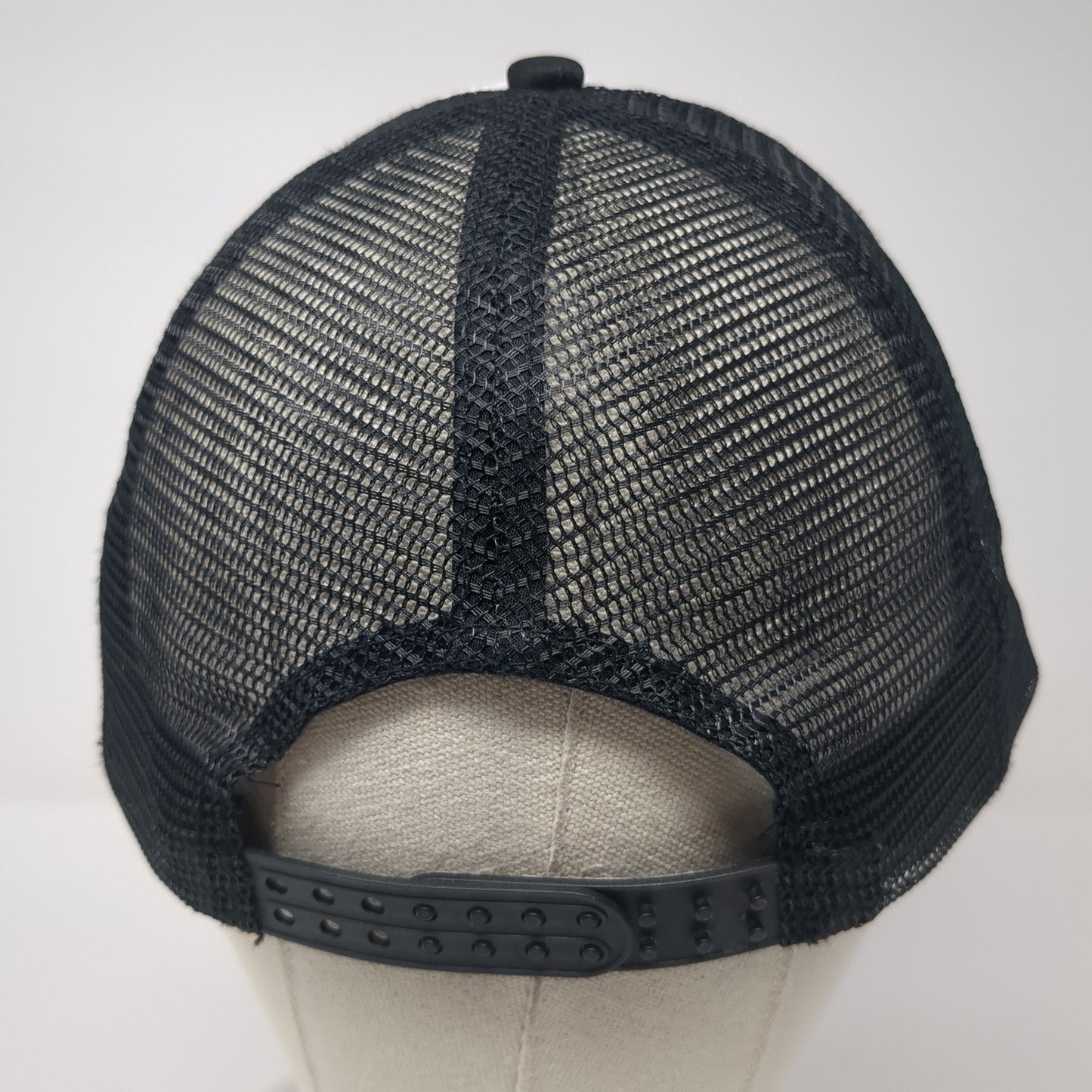 Bodybuilding.com Finish First Trucker Hat Black One Size Adjustable Mesh Back