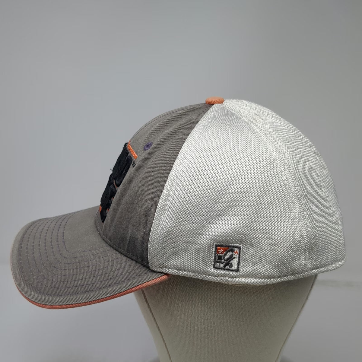 The Game Idaho State NCAA Cap Gray One Size Mesh Back A-Flex Stretch Logo Hat