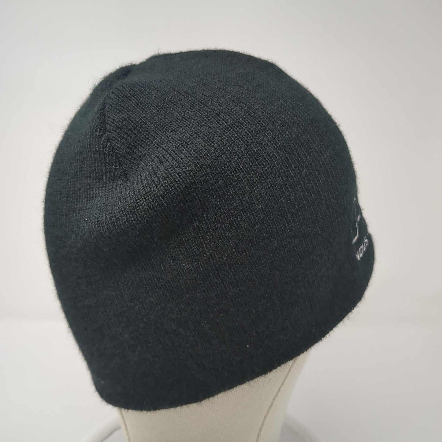 Pioneer Industrial Corp. Knit Beanie Hat Black One Size Embroidered