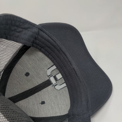 Travis Matthew Snapback Trucker Hat Gray OSFM Adjustable Mesh Back 6 Panel