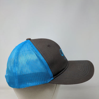 Letter M Snapback Mesh Back Trucker Hat Multi One Size Colorblock
