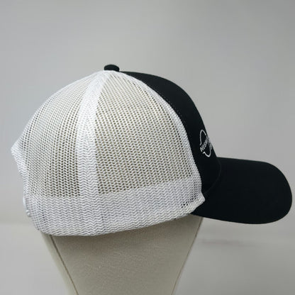 Cap America Trucker Hat Black White One Size Nissan Thrill Street Snapback Mesh