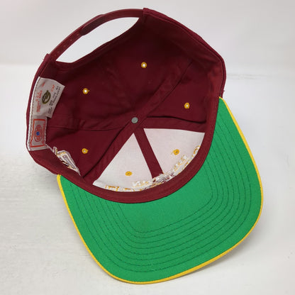 Boston College Eagles NCAA GCC Snapback Red Yellow Hat Vintage 1984 80's