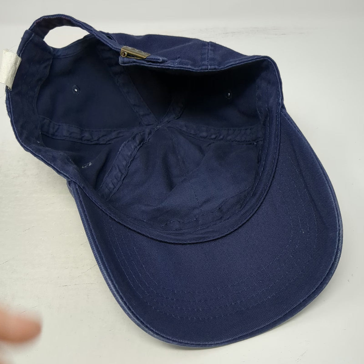 No Boundaries Baseball Cap Blue Red White One Size Cotton Slideback 1992 Hat
