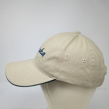 Alaskan Headwear Co Baseball Cap Beige One Size Alaska Script Adjustable Hat