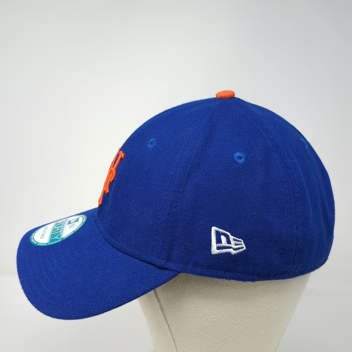 New Era New York Mets MLB Blue Baseball Cap One Size 9FORTY Adjustable Strap Hat