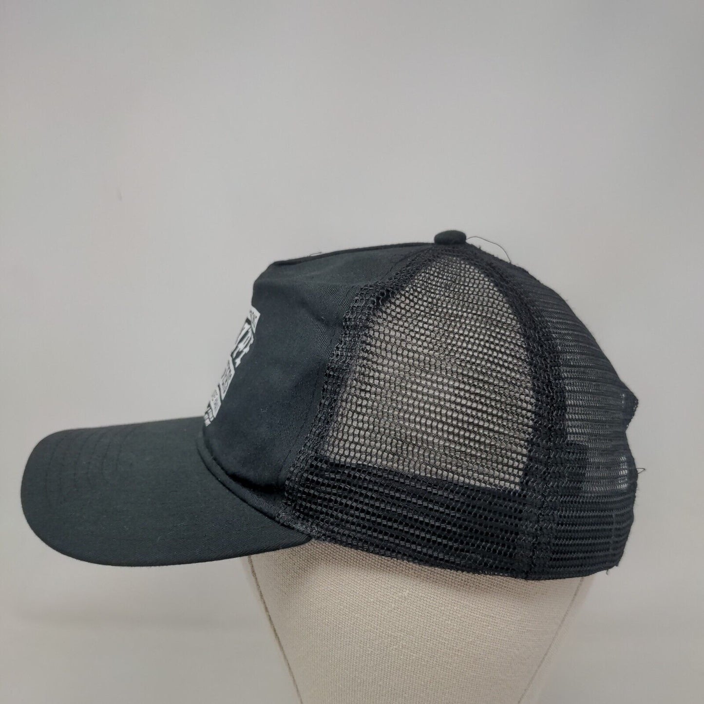 Billabong Pipe Masters Snapback Mesh Back Trucker Hat Black OSFM Otto